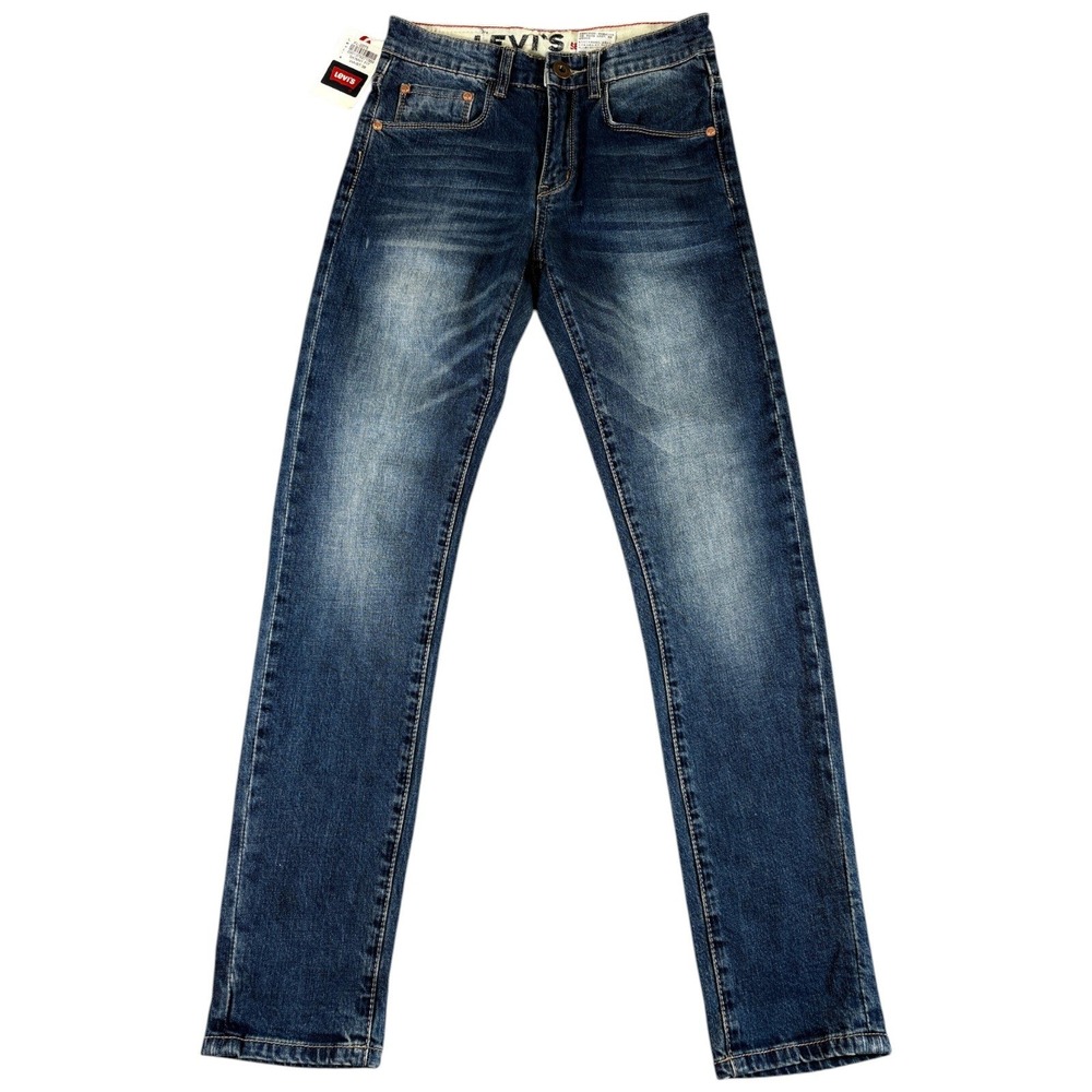 NWT Levis Selvedge Jeans Mens W28 L30 Blue Straight Premium Faded 2013 Rare Find